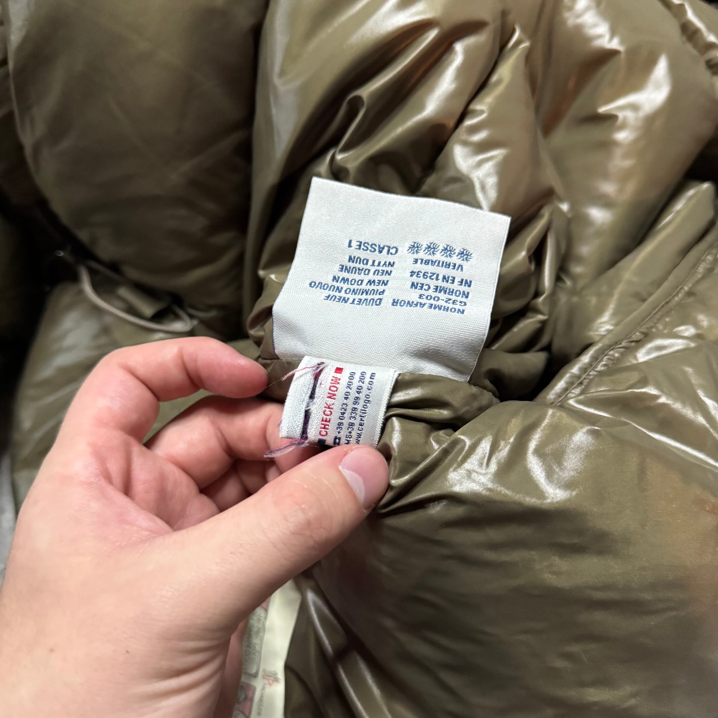CHEVALIER DOWN JACKET - SIZE 1 (Fits S)