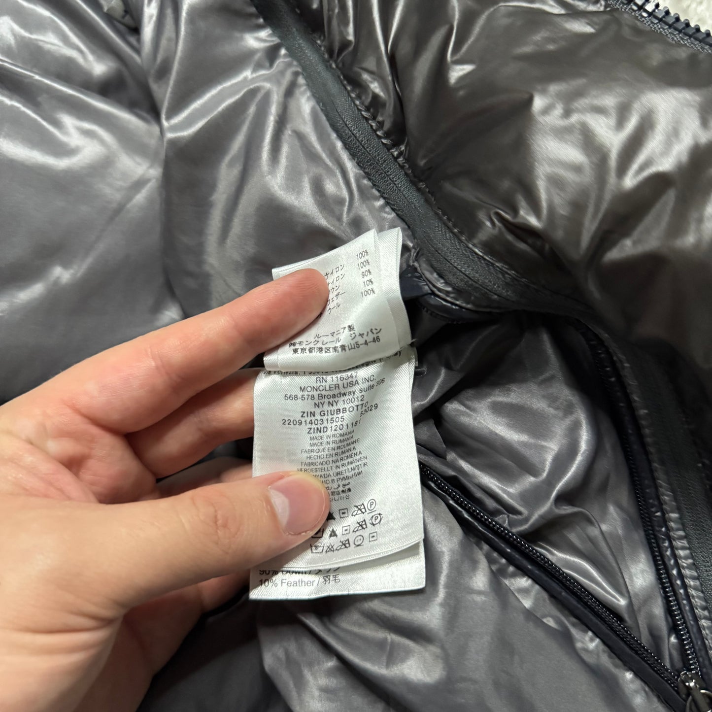 ZIN DOWN JACKET - SIZE 1 (Fits S)