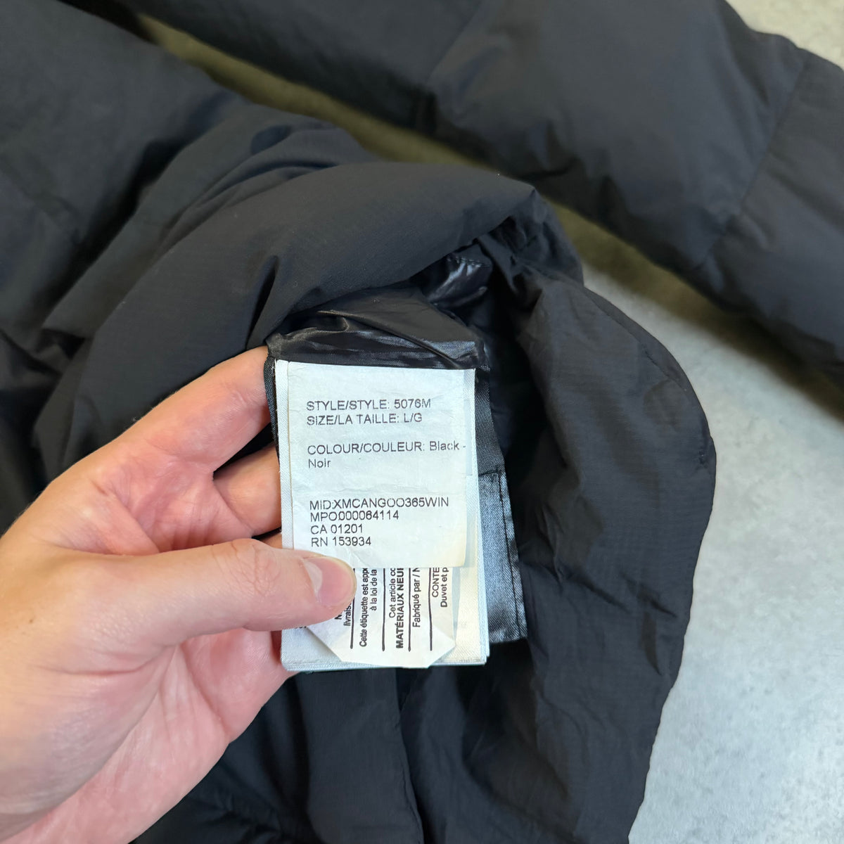 ARMSTRONG DOWN JACKET - SIZE L