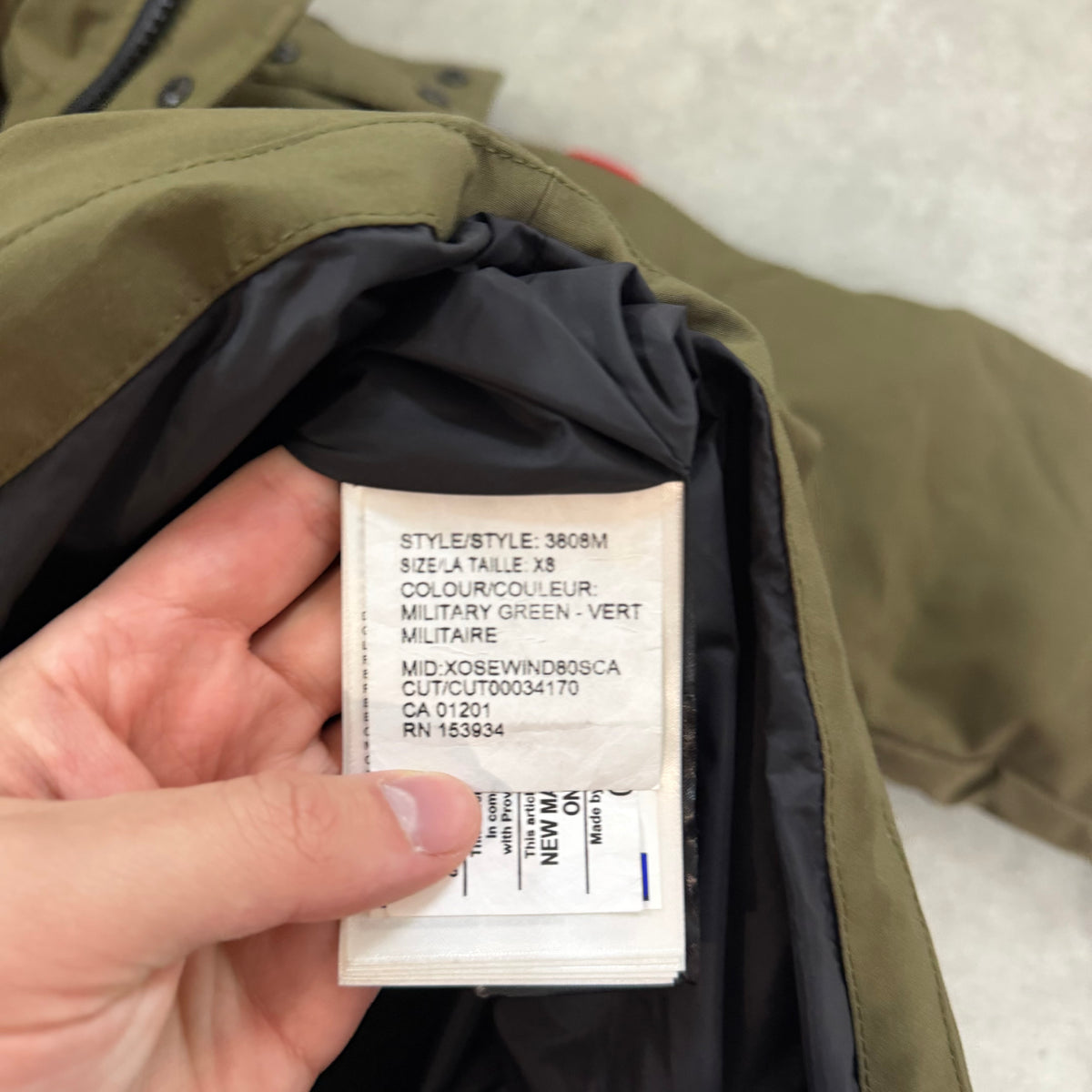 WYNDHAM PARKA - SIZE XS