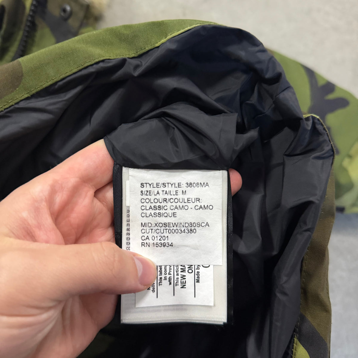 WYNDHAM PARKA - SIZE FUSION M (Fits S/M)