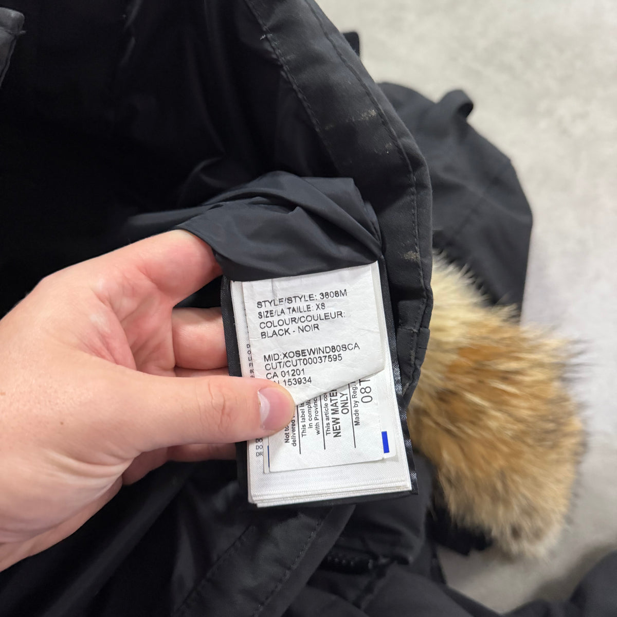 WYNDHAM PARKA - SIZE XS