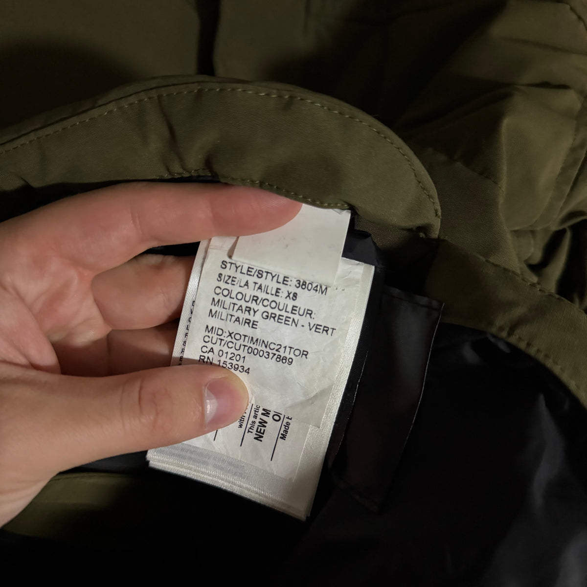 MACMILLAN PARKA - SIZE XS