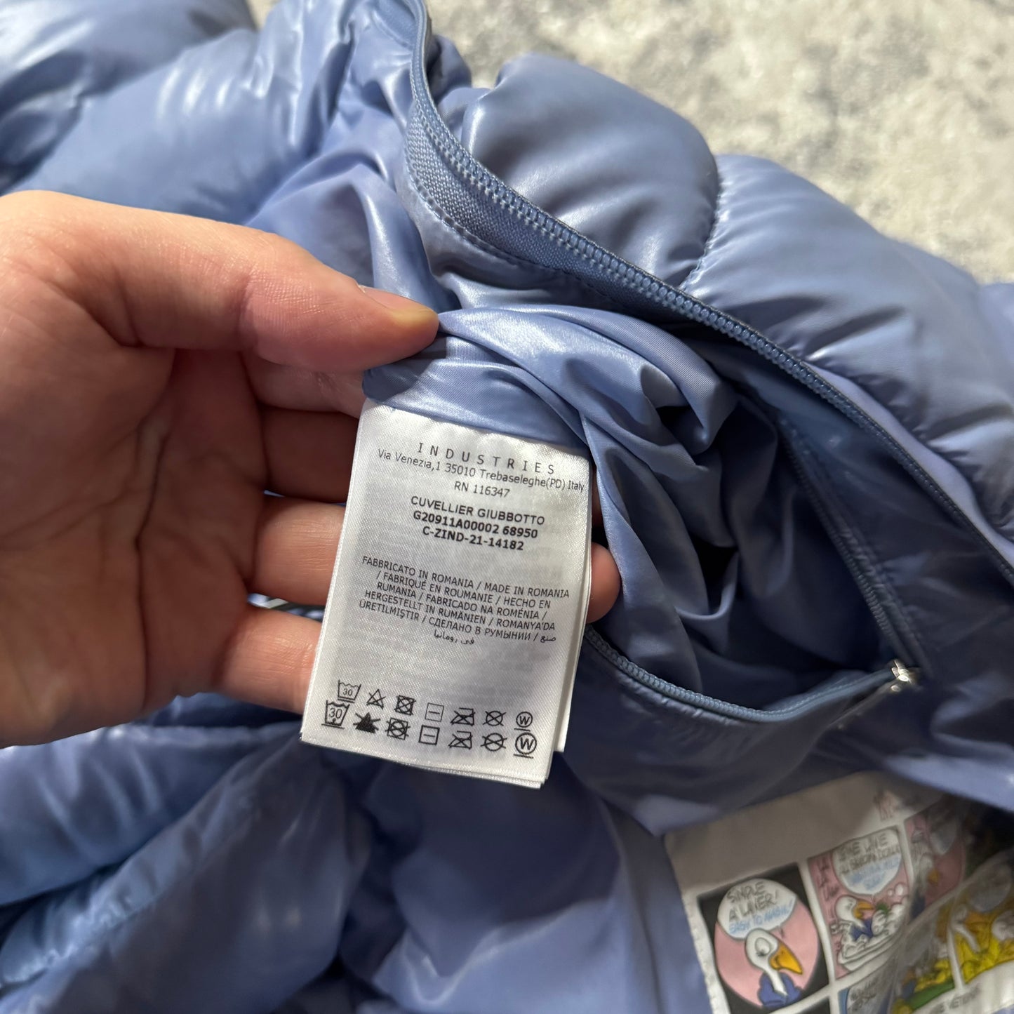 CUVELLIER DOWN JACKET - SIZE 2 (Fits M)