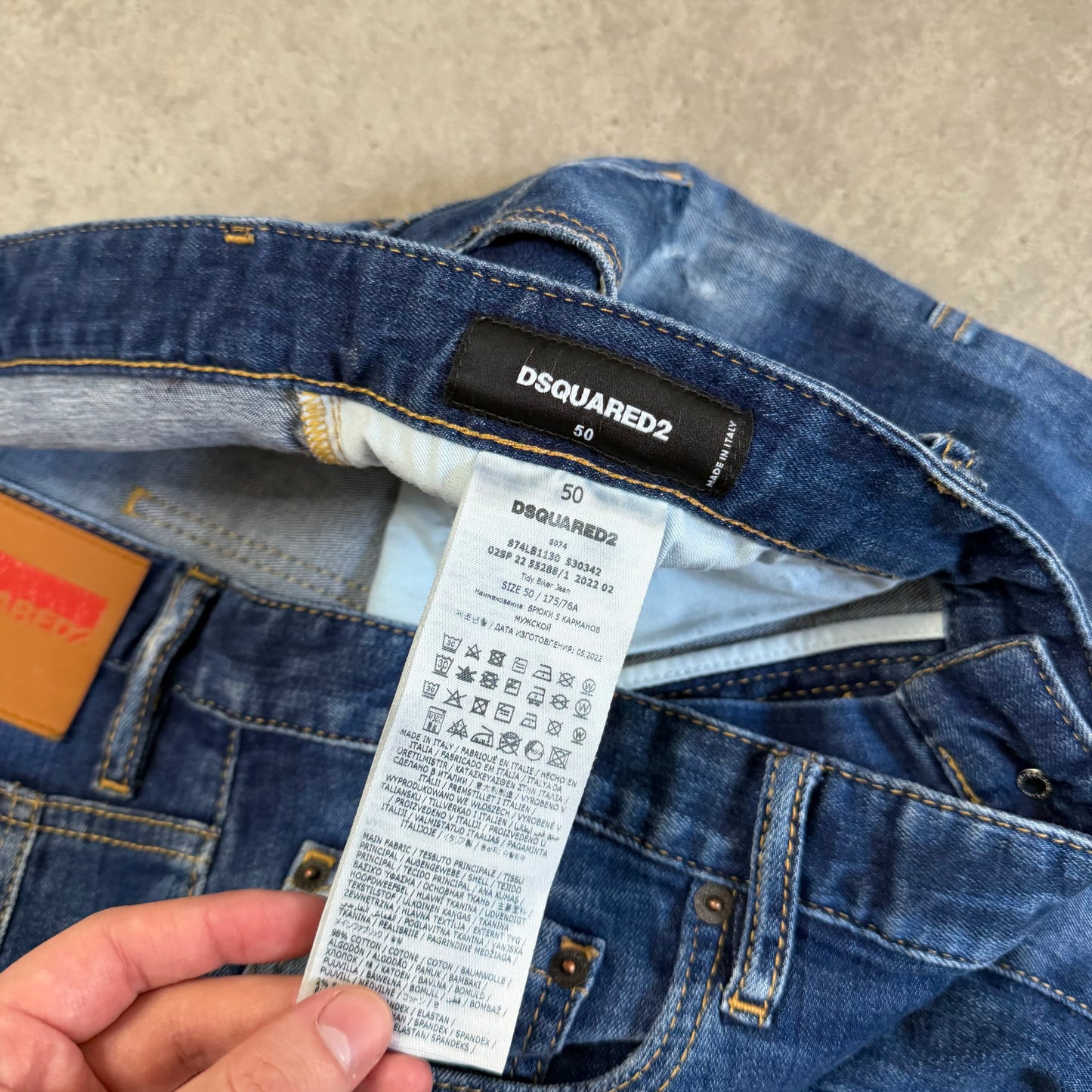 TIDY BIKER JEAN - SIZE 50 (34w)