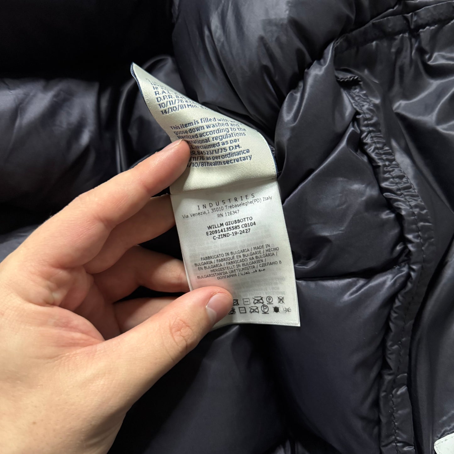 WILLM DOWN JACKET - SIZE 4 (Fits L)