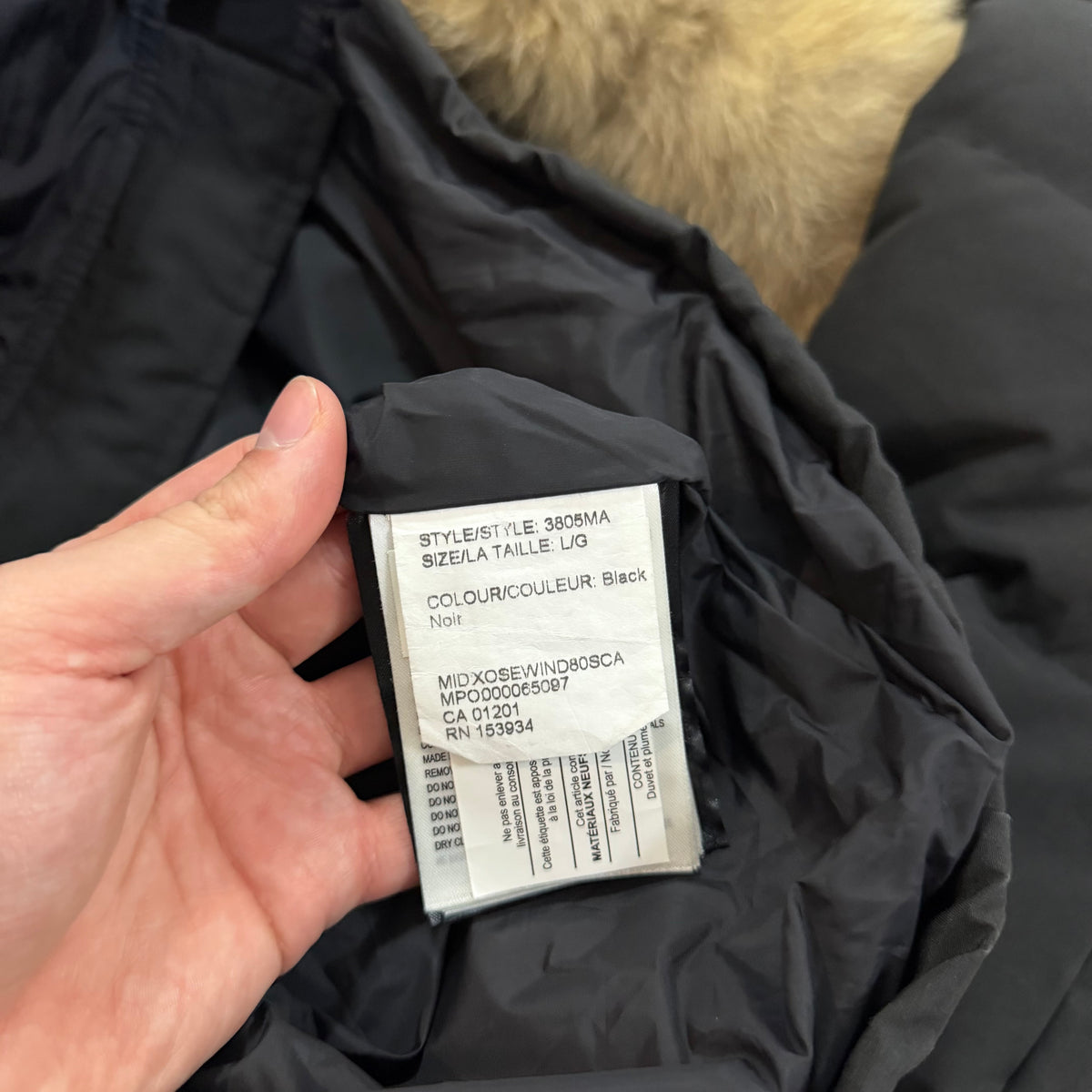CARSON PARKA - SIZE FUSION L (Fits M/L)